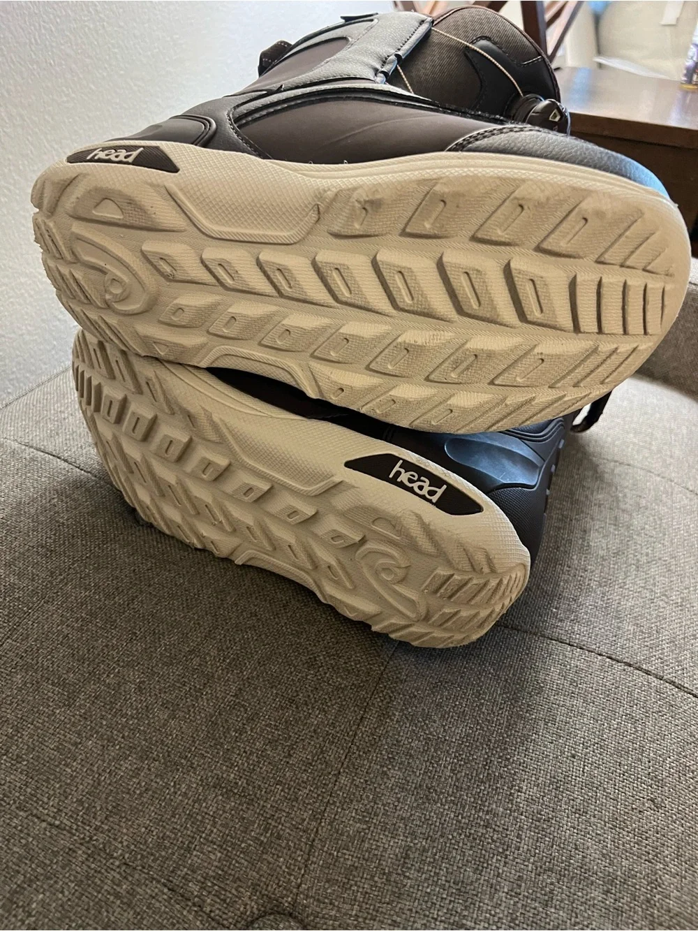 Head Scout Kids' Brown and White Snowboard Boots